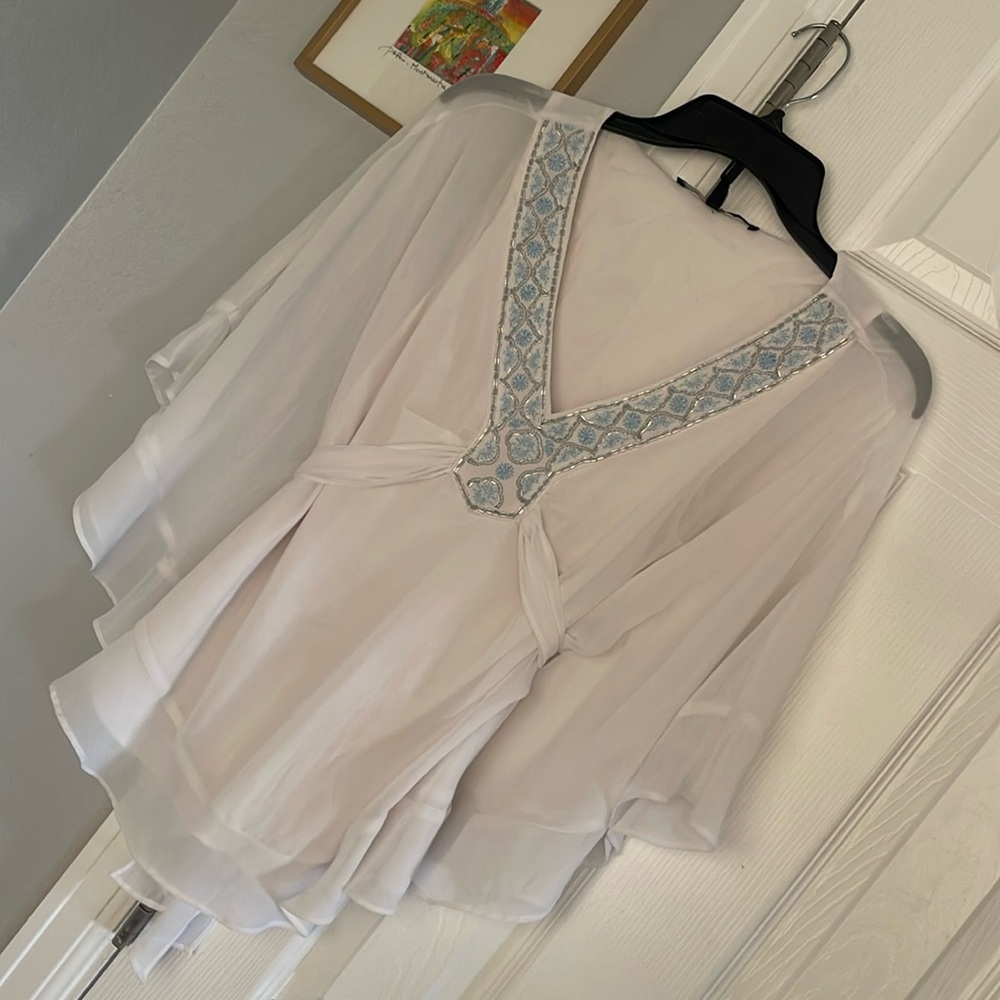 White House black market flowing blouse